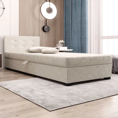 Jednolůžková postel 90x195 AJKA 1 - ecru