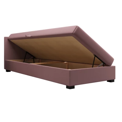 Jednolůžková postel 90x195 AJKA 1 - tmavě hnědá