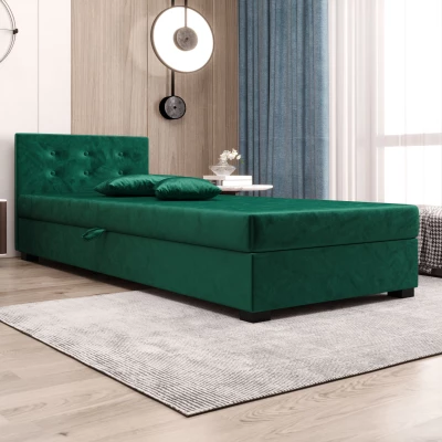 Jednolůžková postel 90x195 AJKA 1 - zelená