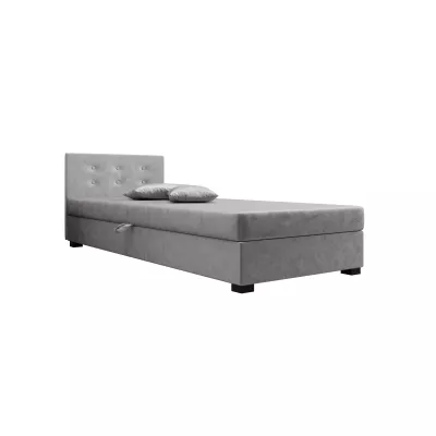 Jednolůžková postel 90x195 AJKA 1 - světle šedá