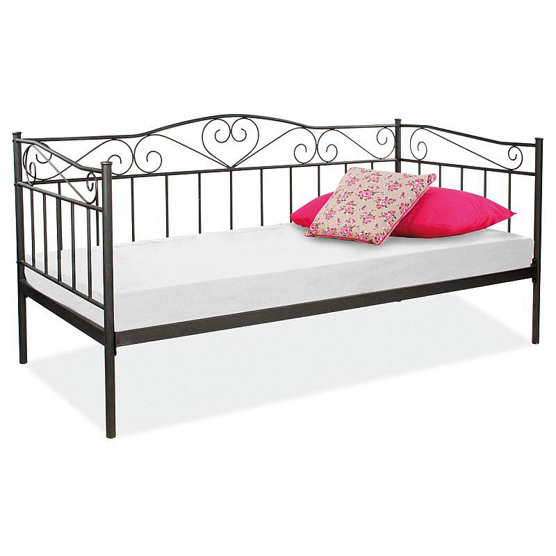 VÝPRODEJ - Jednolůžková postel MARGOT - 90x200, černá