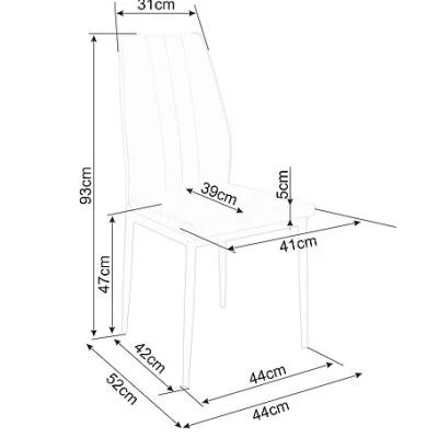 VÝPRODEJ - Čalouněná židle BRITA - olivová / černá