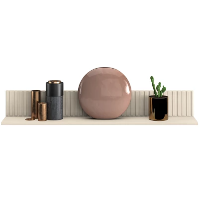 VÝPRODEJ - Závěsná police FAREL - kašmír