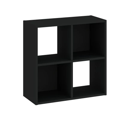 VÝPRODEJ - Policový regál LAMPASES 1 - černý