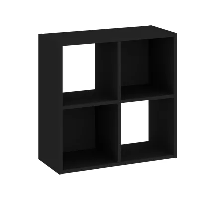 VÝPRODEJ - Policový regál LAMPASES 1 - černý