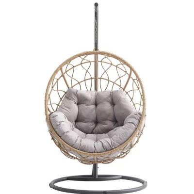 VÝPRODEJ - Zahradní křeslo DUMA - hnědé / šedé