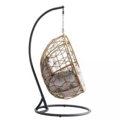 VÝPRODEJ - Zahradní křeslo DUMA - hnědé / šedé