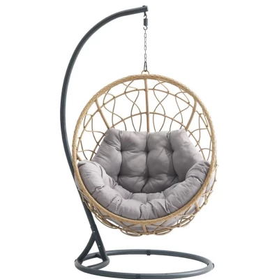 VÝPRODEJ - Zahradní křeslo DUMA - hnědé / šedé