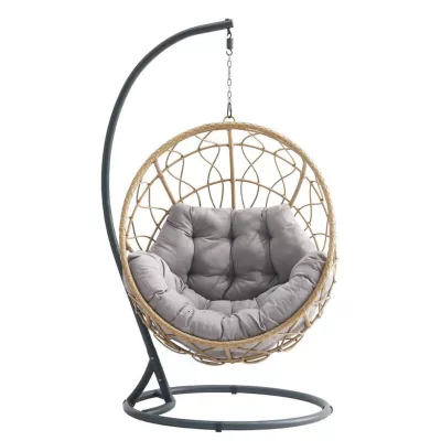 VÝPRODEJ - Zahradní křeslo DUMA - hnědé / šedé