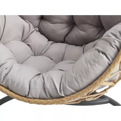 VÝPRODEJ - Zahradní křeslo DUMA - hnědé / šedé