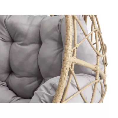 VÝPRODEJ - Zahradní křeslo DUMA - hnědé / šedé