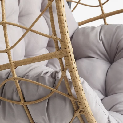 VÝPRODEJ - Zahradní křeslo DUMA - hnědé / šedé