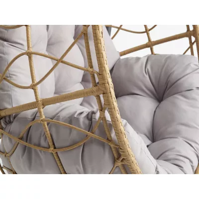 VÝPRODEJ - Zahradní křeslo DUMA - hnědé / šedé