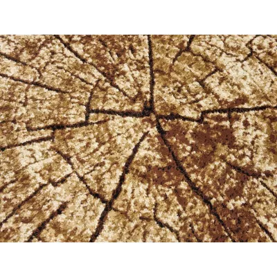 VÝPRODEJ - Kusový koberec 70x130 cm LUKEN moderní - béžový / hnědý