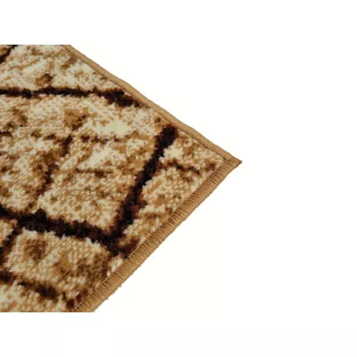 VÝPRODEJ - Kusový koberec 70x130 cm LUKEN moderní - béžový / hnědý