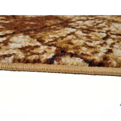 VÝPRODEJ - Kusový koberec 70x130 cm LUKEN moderní - béžový / hnědý