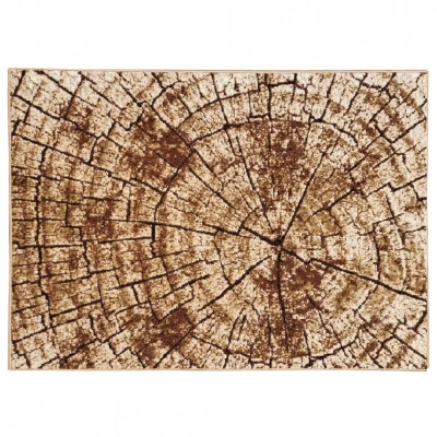 VÝPRODEJ - Kusový koberec 70x130 cm LUKEN moderní - béžový / hnědý