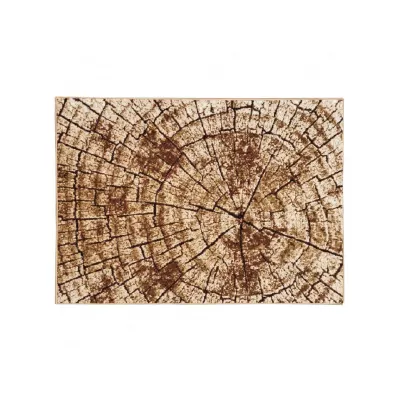 VÝPRODEJ - Kusový koberec 70x130 cm LUKEN moderní - béžový / hnědý