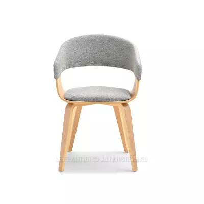 VÝPRODEJ - Jídelní židle BRISE - šedá / dub