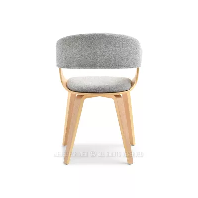 VÝPRODEJ - Jídelní židle BRISE - šedá / dub