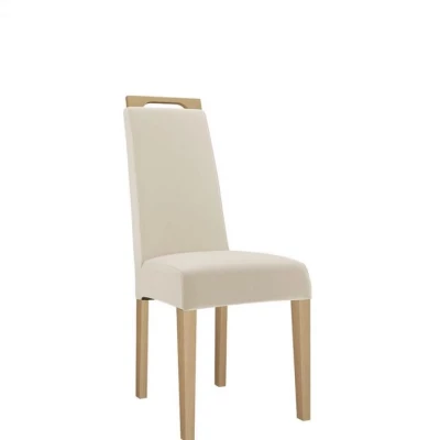 VÝPRODEJ - Židle do kuchyně AUBURN - buk / béžová