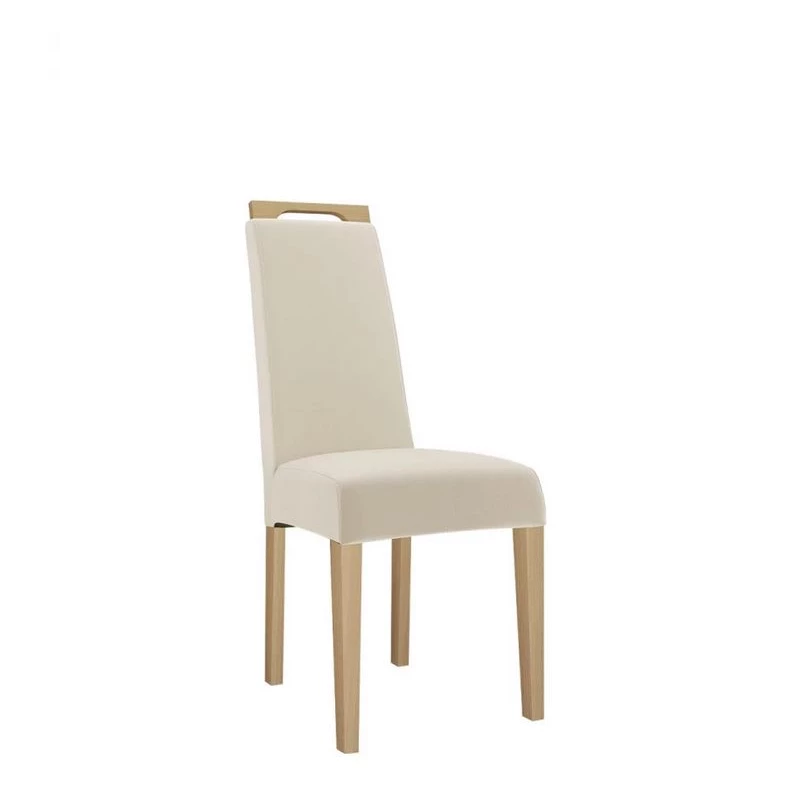 VÝPRODEJ - Židle do kuchyně AUBURN - buk / béžová
