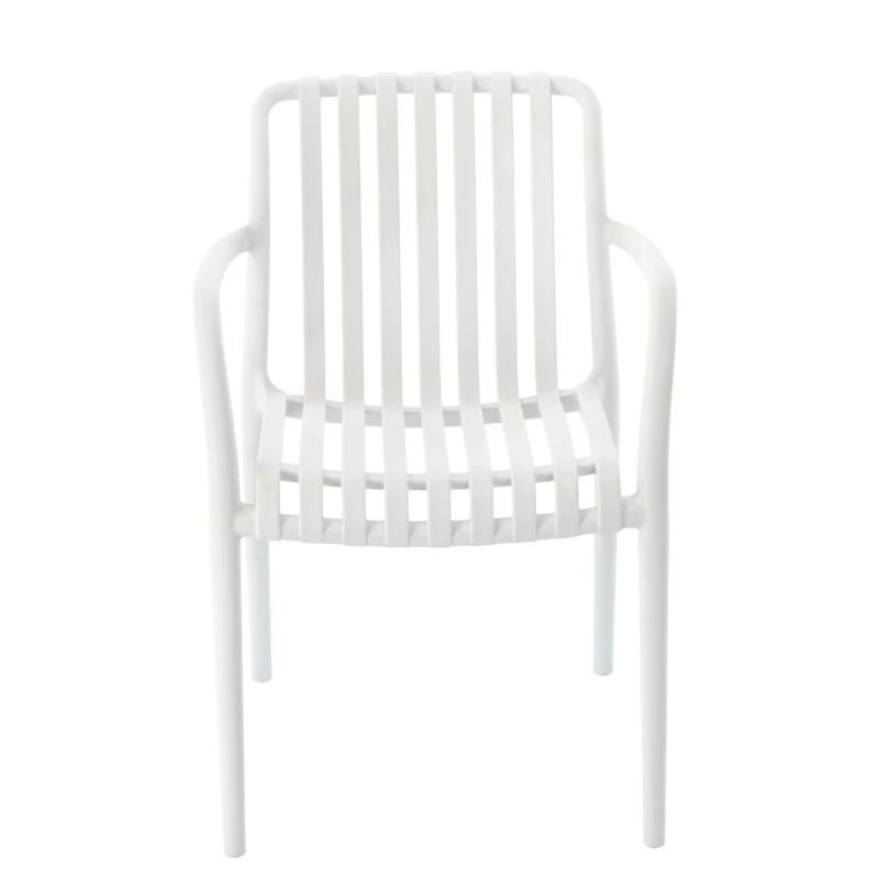 VÝPRODEJ - Zahradní židle LAMBROS - bílá