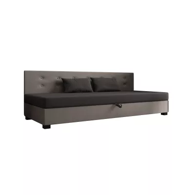 Jednolůžková postel 80x195 AJKA BIZ 1 - šedá / světle šedá