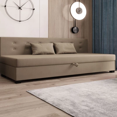 Jednolůžková postel 80x195 AJKA BIZ 1 - hnědá