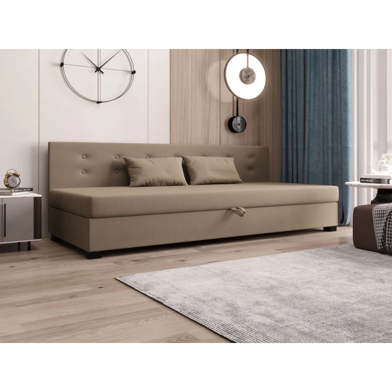 Jednolůžková postel 100x195 AJKA BIZ 1 - hnědá