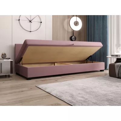 Jednolůžková postel 80x195 AJKA BIZ 1 - tmavě hnědá