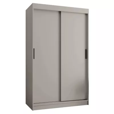 Šatní skříň s posuvnými dveřmi 120 cm CASANDRA - kašmír