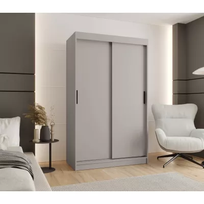 Šatní skříň s posuvnými dveřmi 120 cm CASANDRA - kašmír