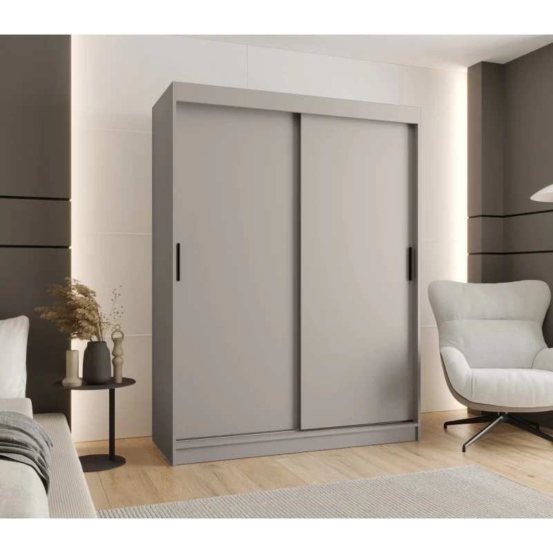 Šatní skříň s posuvnými dveřmi 150 cm CASANDRA - kašmír
