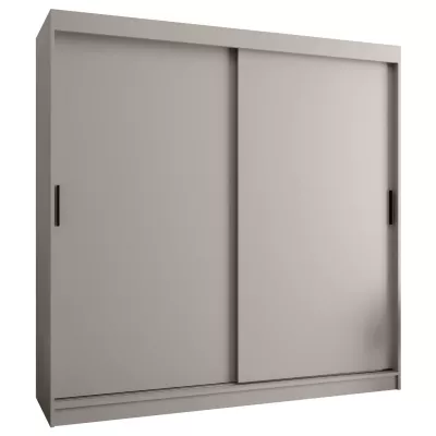 Šatní skříň s posuvnými dveřmi 200 cm CASANDRA - kašmír