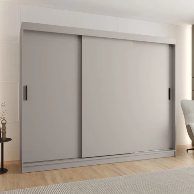 Šatní skříň s posuvnými dveřmi 250 cm CASANDRA - kašmír