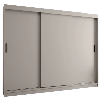 Šatní skříň s posuvnými dveřmi 250 cm CASANDRA - kašmír
