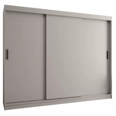 Šatní skříň s posuvnými dveřmi 250 cm CASANDRA - kašmír