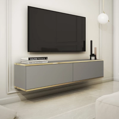 VÝPRODEJ - Televizní stolek ELON 1 - šedý