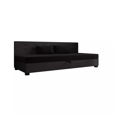 Jednolůžková postel 80x195 AJKA BIZ 2 - černá / šedá