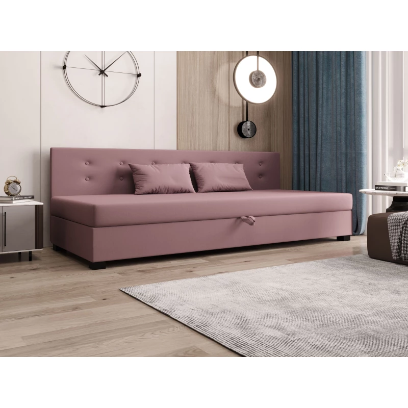 Jednolůžková postel 80x195 AJKA BIZ 2 - růžová