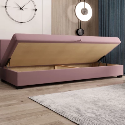 Jednolůžková postel 80x195 AJKA BIZ 2 - modrošedá