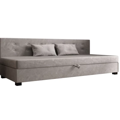 Jednolůžková postel 80x195 AJKA BIZ 2 - světle šedá