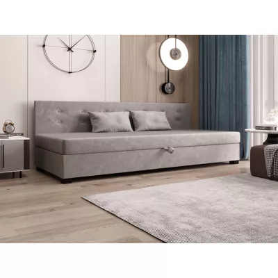Jednolůžková postel 120x195 AJKA BIZ 2 - světle šedá