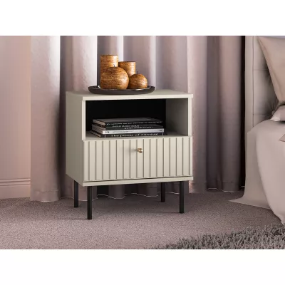 VÝPRODEJ - Noční stolek FAREL - kašmír