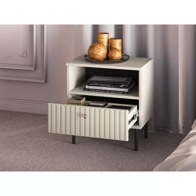 VÝPRODEJ - Noční stolek FAREL - kašmír