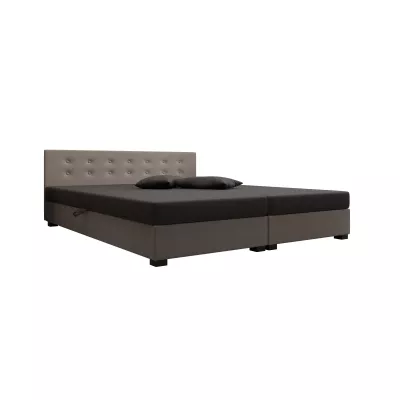 Manželská postel 160x200 AJKA DOUBLE 1 - šedá / světle šedá