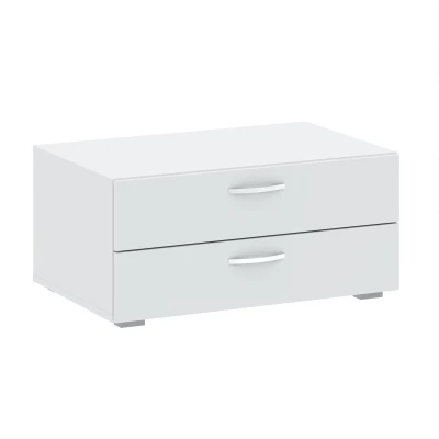 VÝPRODEJ - Stolek k posteli RICHMOND - bílý