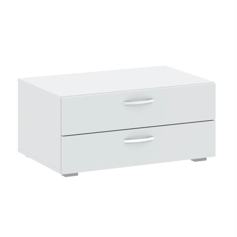 VÝPRODEJ - Stolek k posteli RICHMOND - bílý