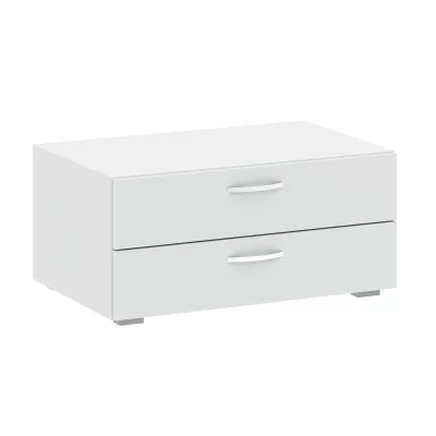 VÝPRODEJ - Stolek k posteli RICHMOND - bílý